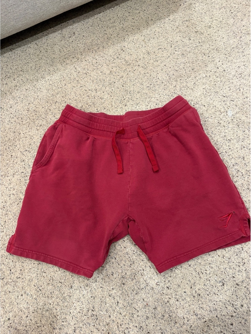 Gymshark Men's Red Athletic Shorts Size M